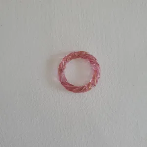 KEANE Rope Ring - Rose Iridescent