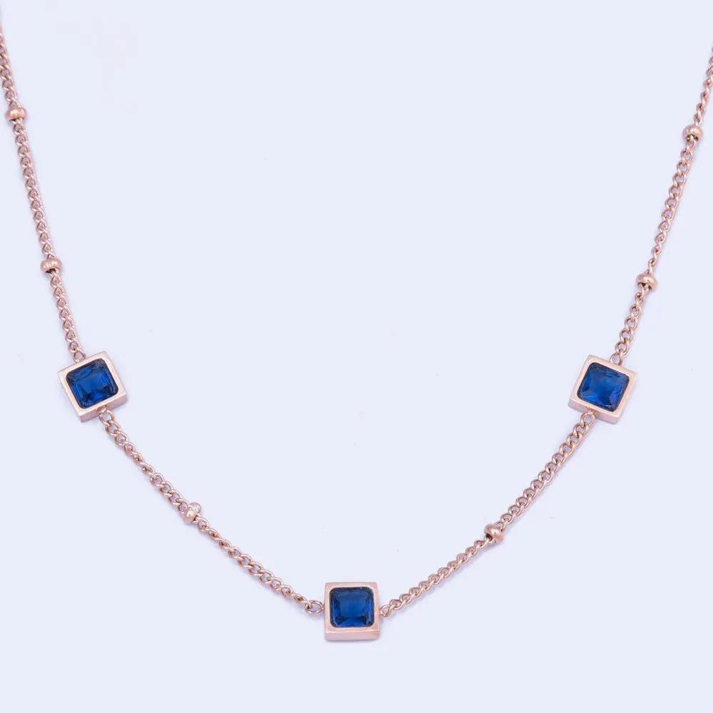 Knight & Day Leilani Sapphire Necklace Q493NSF