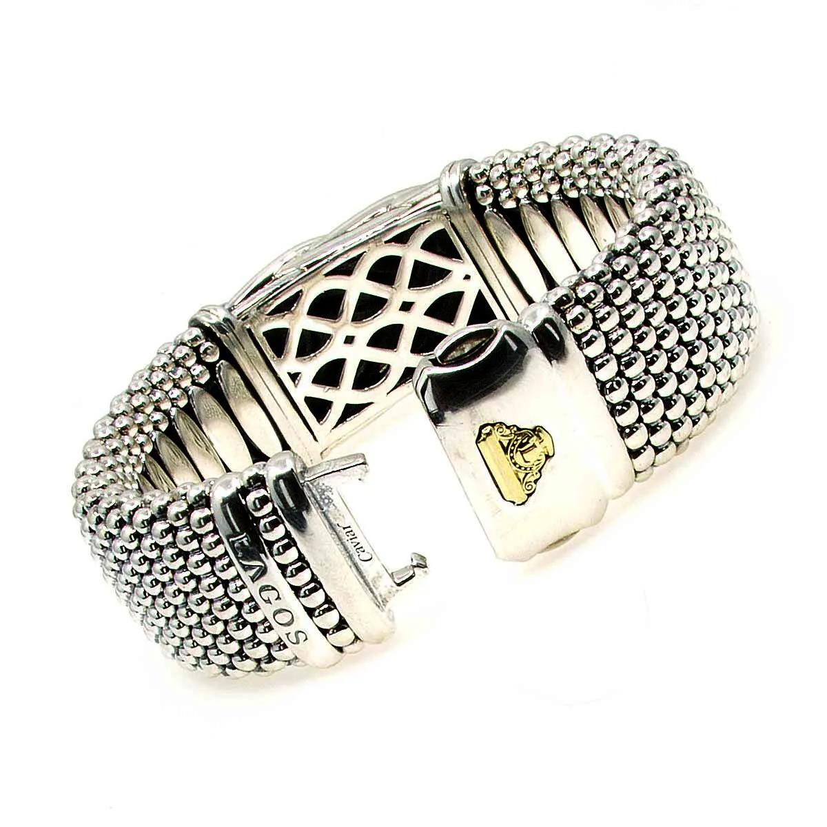 Lagos Caviar Torsade Knot Extra Wide Bracelet