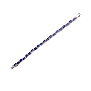 Lapis Lazuli Chaska Bracelet | Handcrafted Jewelry | From Santiago, Chile