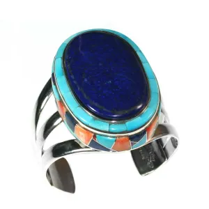 Lapis Lazuli Cuff Bracelet