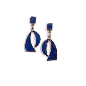 Lapis Lazuli Earrings Wayra | Handmade Jewelry | Made in Santiago