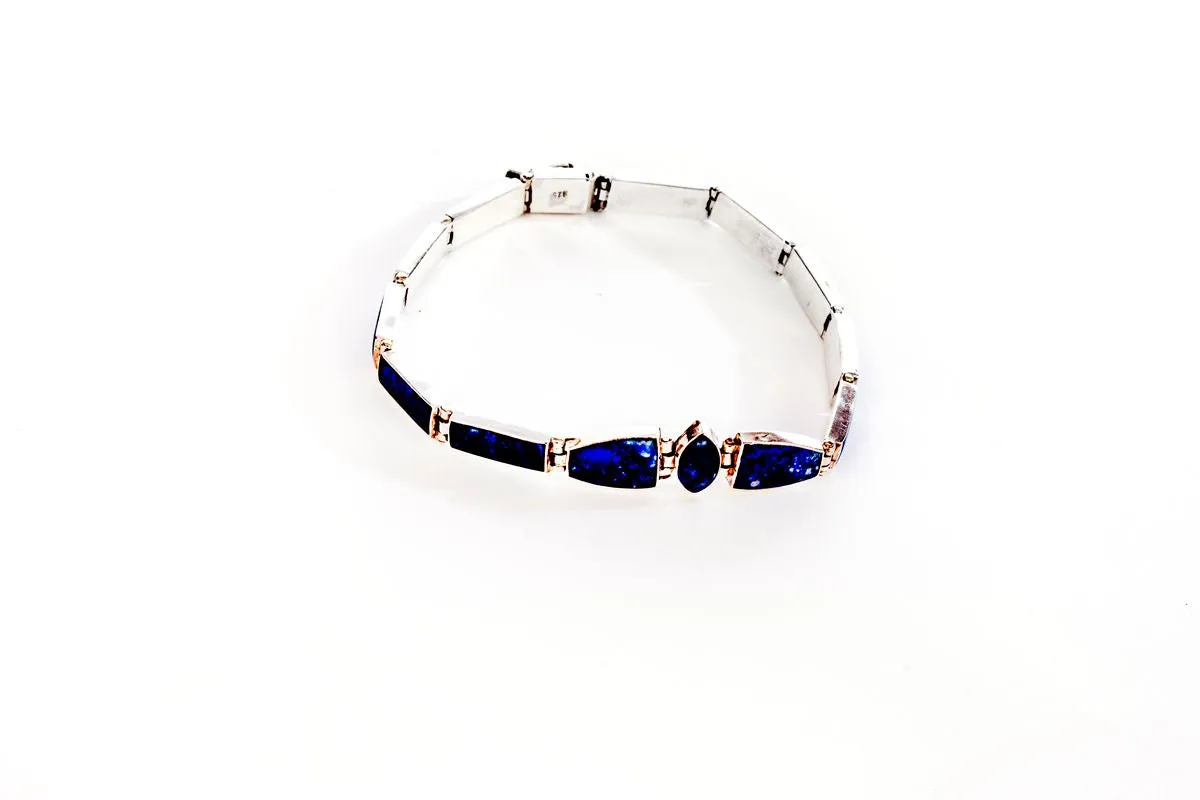 Lapis Lazuli Layla Bracelet | Handcrafted Jewelry | From the Heart of Chile