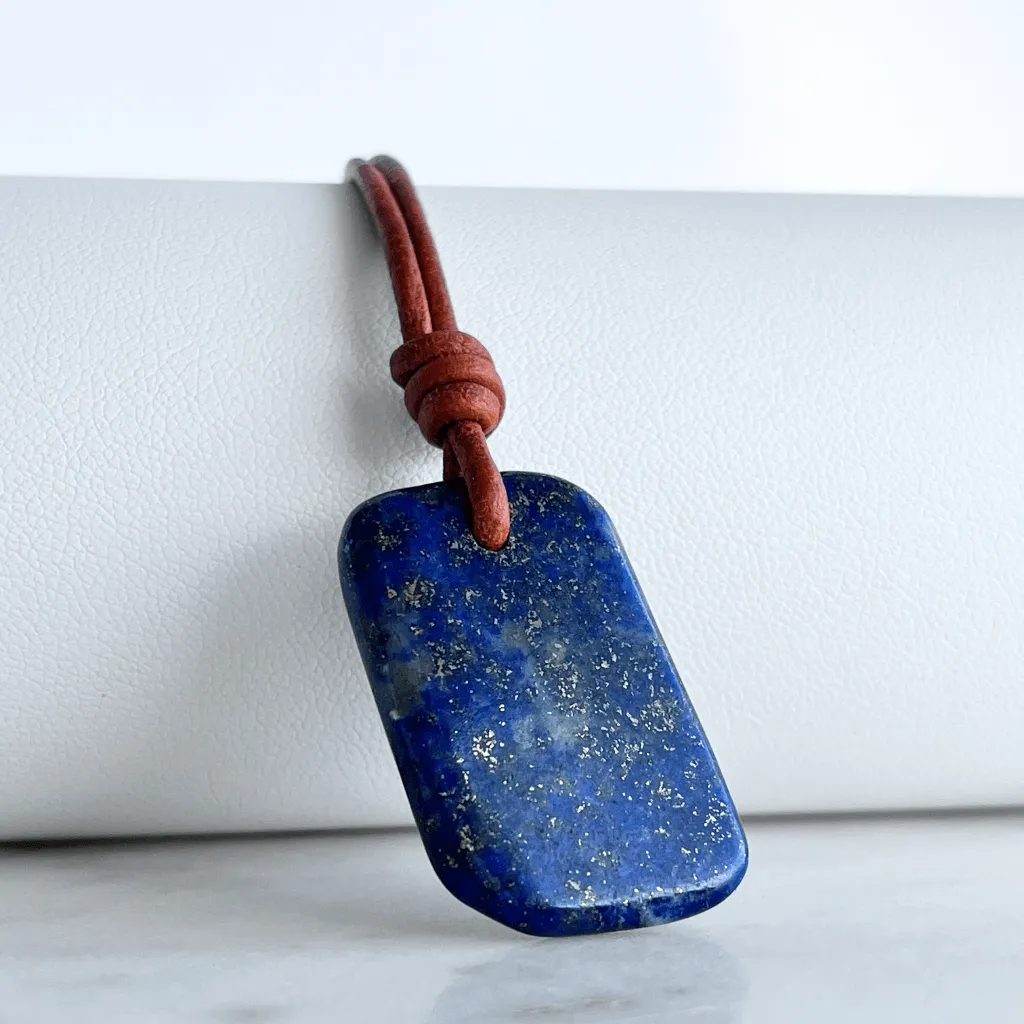 Lapis Lazuli OOAK Gemstone Pendant - Spiritual Insight
