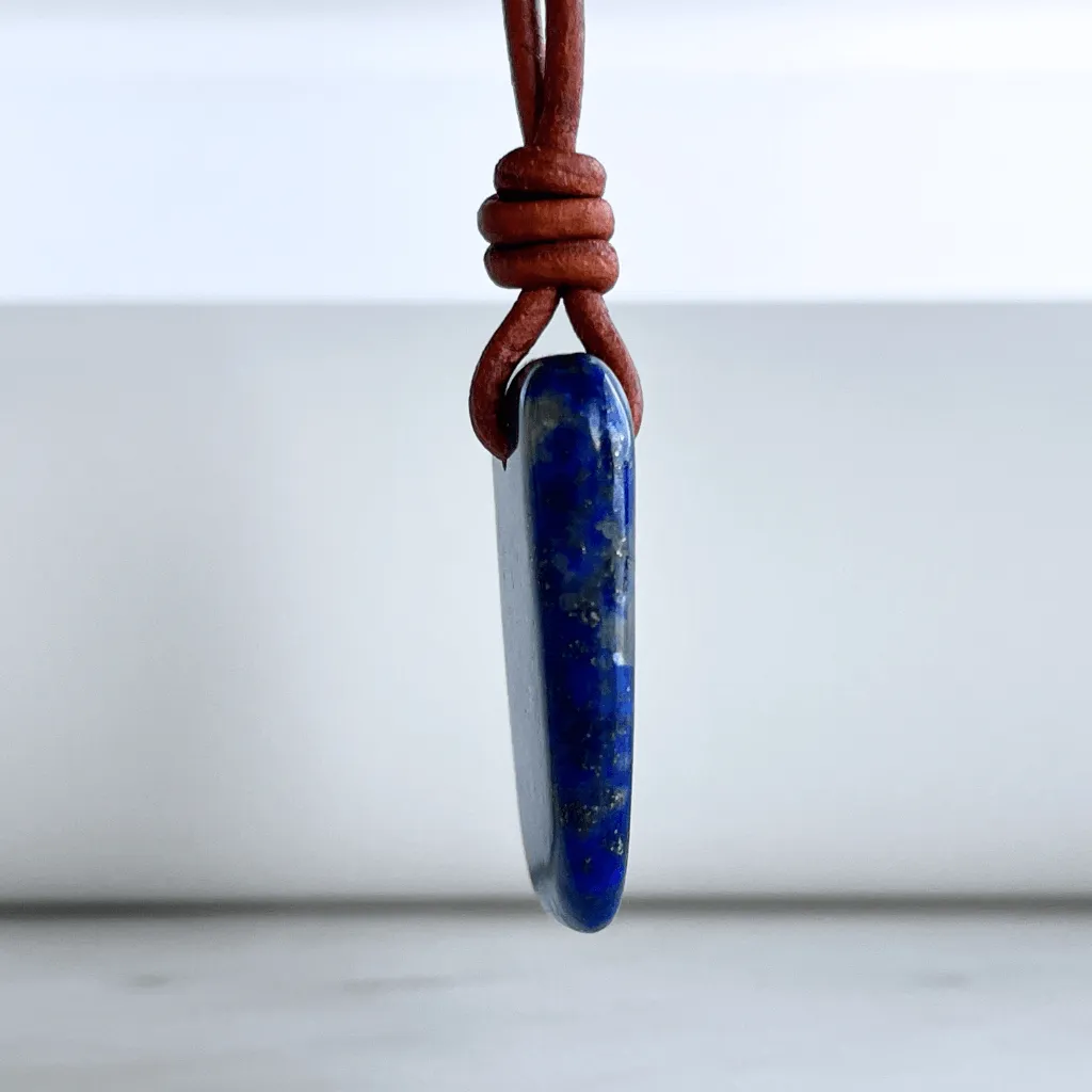 Lapis Lazuli OOAK Gemstone Pendant - Spiritual Insight