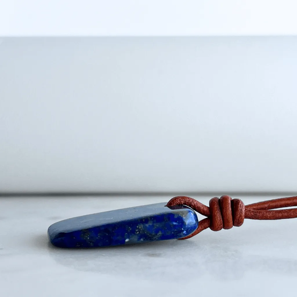 Lapis Lazuli OOAK Gemstone Pendant - Spiritual Insight