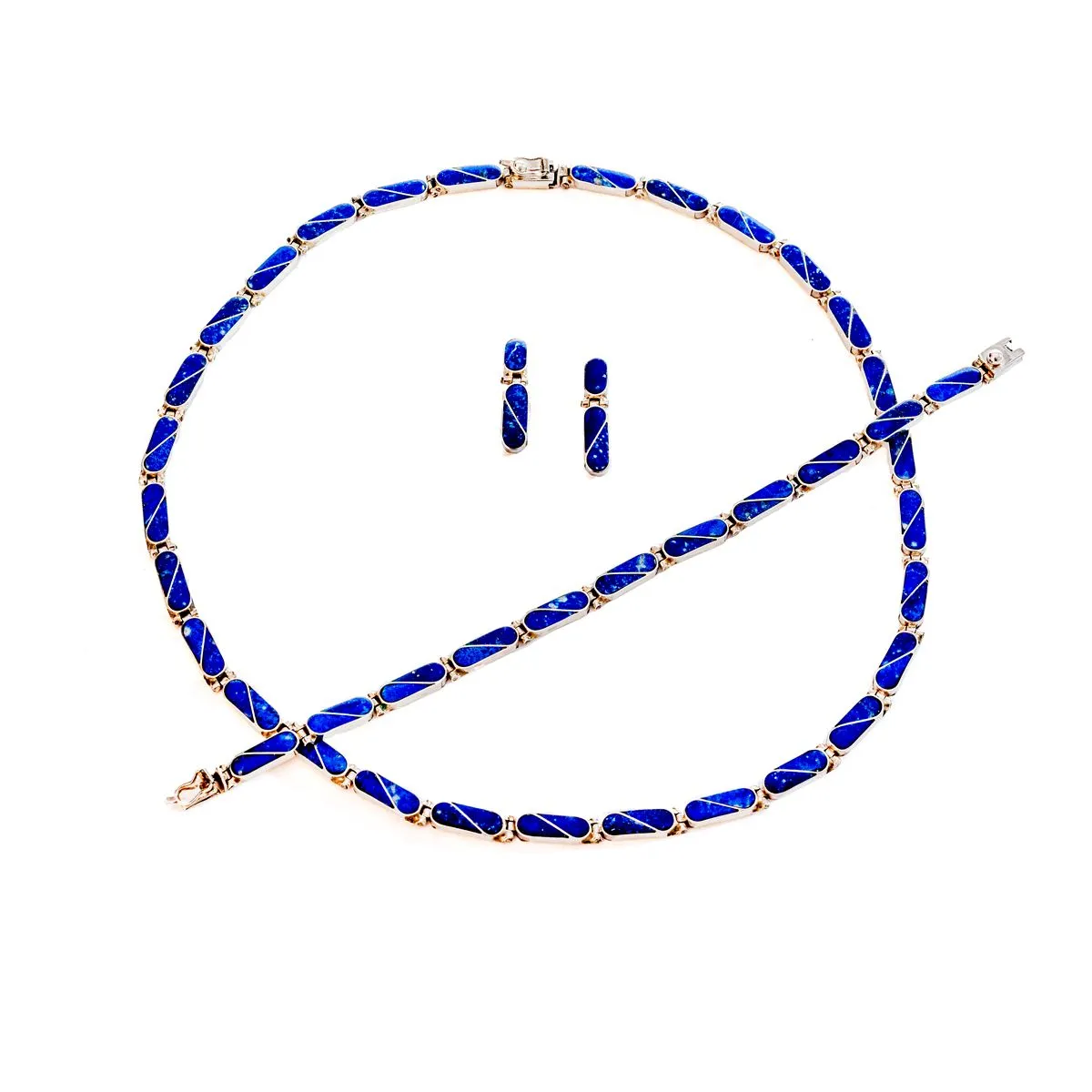 Lapis Lazuli Silia Necklace Set | Artisan Design | Crafted in Santiago