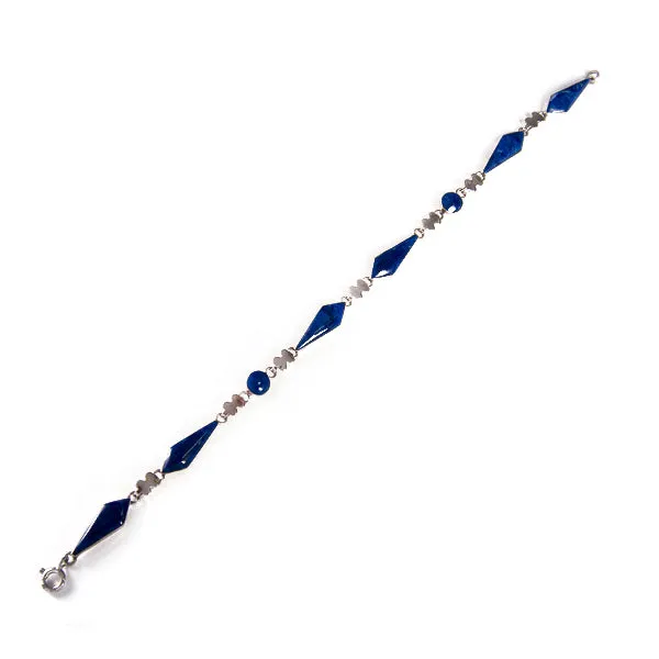 Lapis Lazuli Yindi Bracelet | Handcrafted Jewelry | Inspired by the Andes Mountains