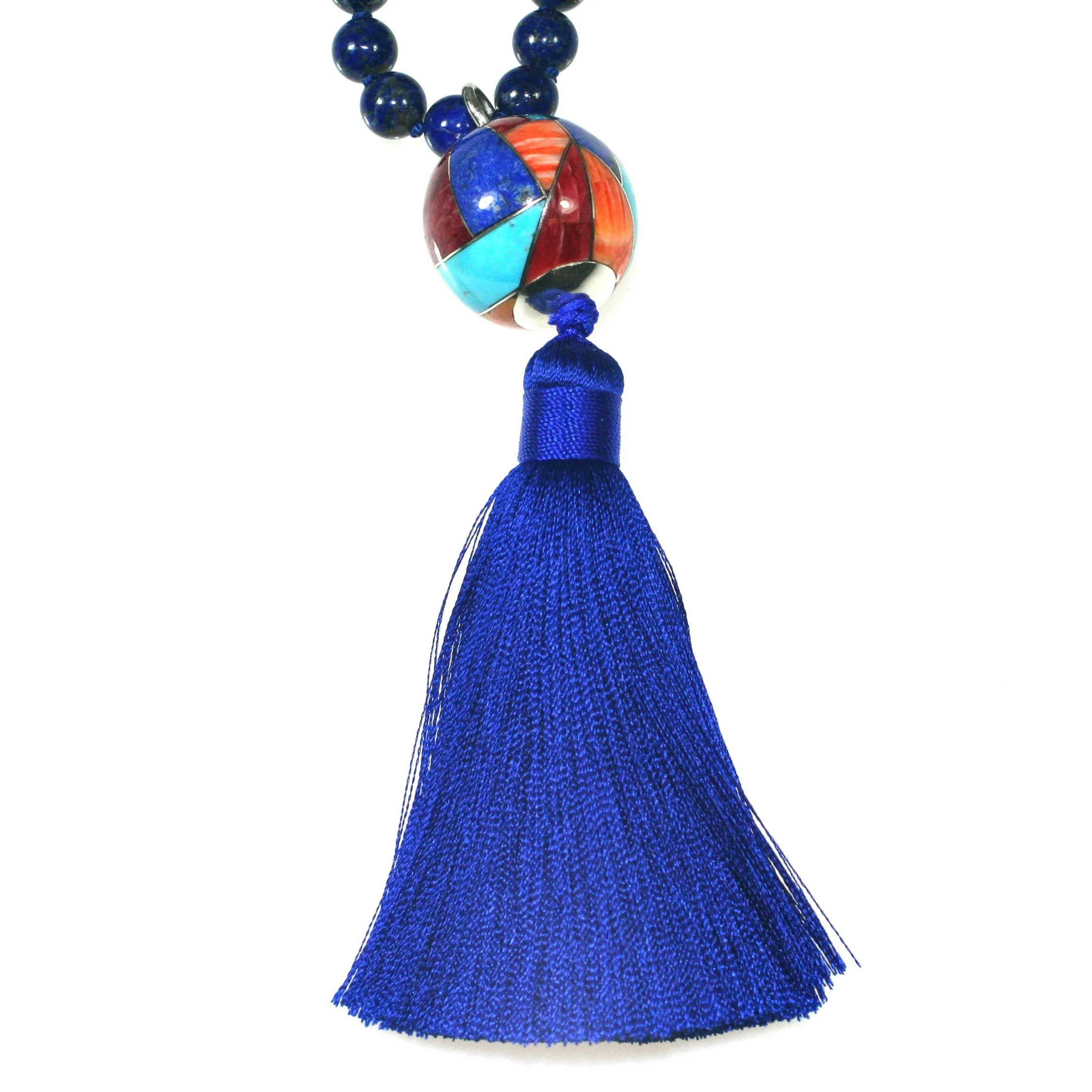 Lapis Mala Necklace