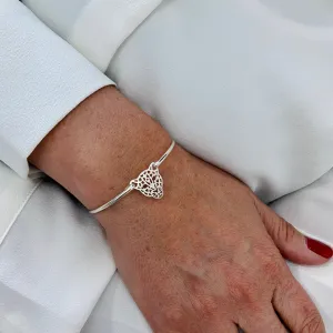 LEO | Silver Leopard Bangle