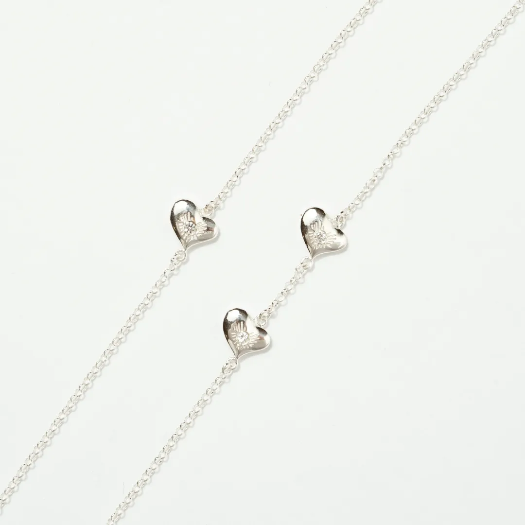 LES AMOURS chain bracelet: Sterling silver