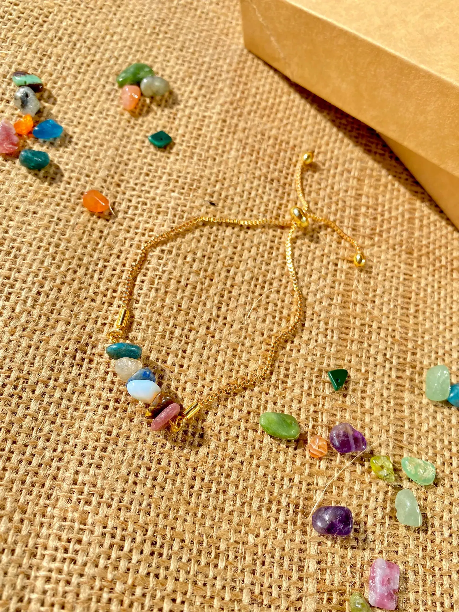 Libra Zodiac Gemstone Bracelet