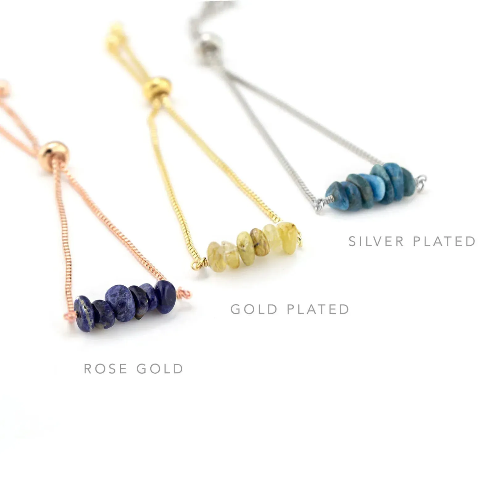 Libra Zodiac Gemstone Bracelet