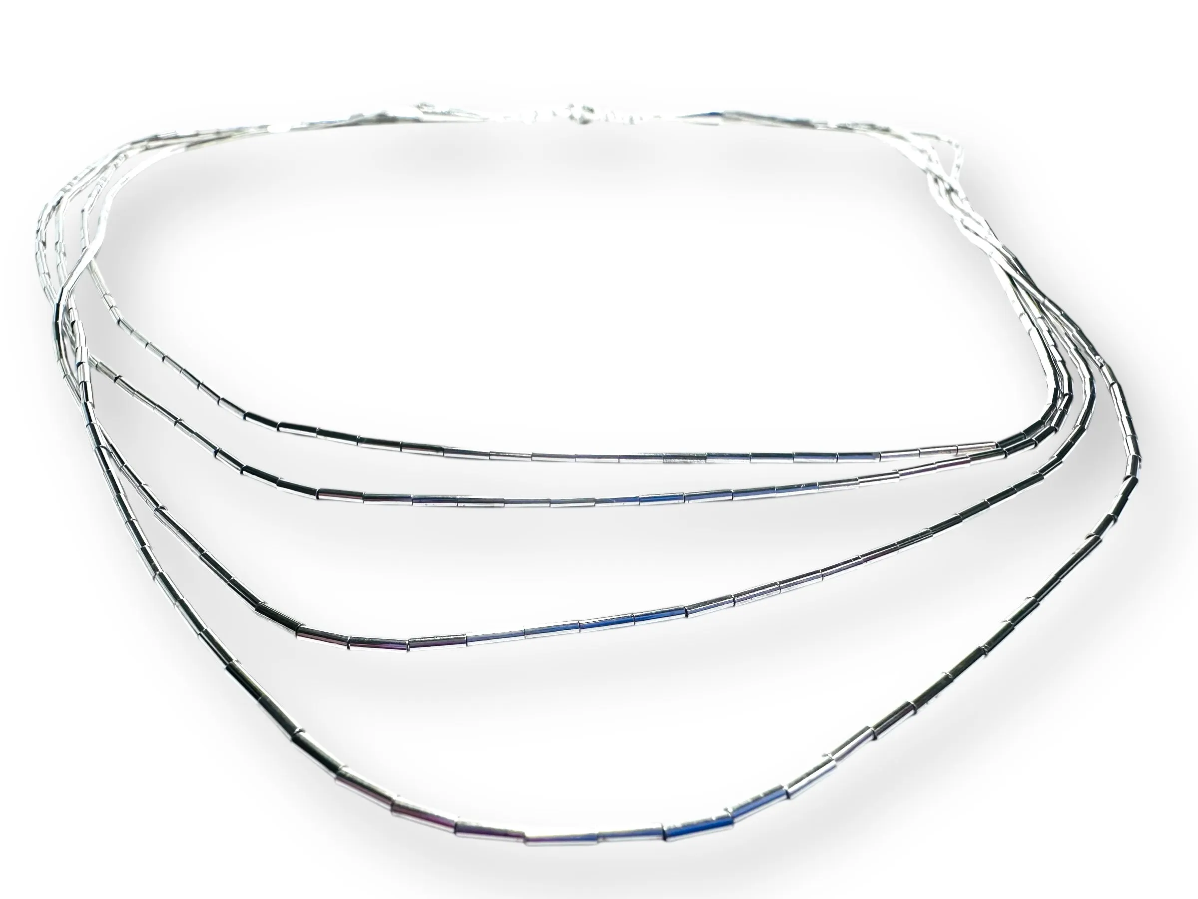 Liquid Silver Bead Bracelet*