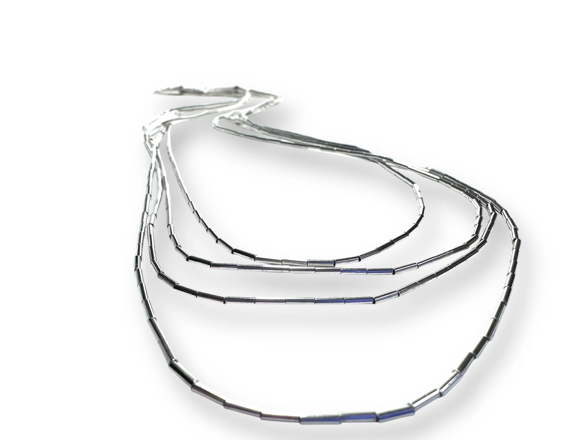 Liquid Silver Bead Bracelet*
