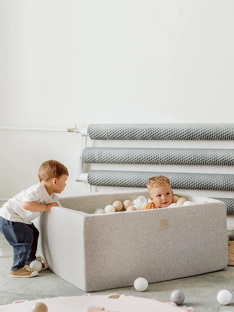Luxury Cotton Square Ball Pit - Blue Lagoon For Kids By MeowBaby