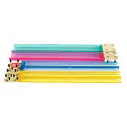MAH JONG - TRANSPARENT COLOUR RACKS (4)