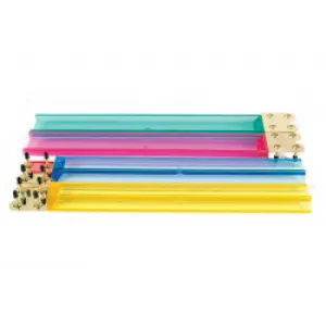 MAH JONG - TRANSPARENT COLOUR RACKS (4)