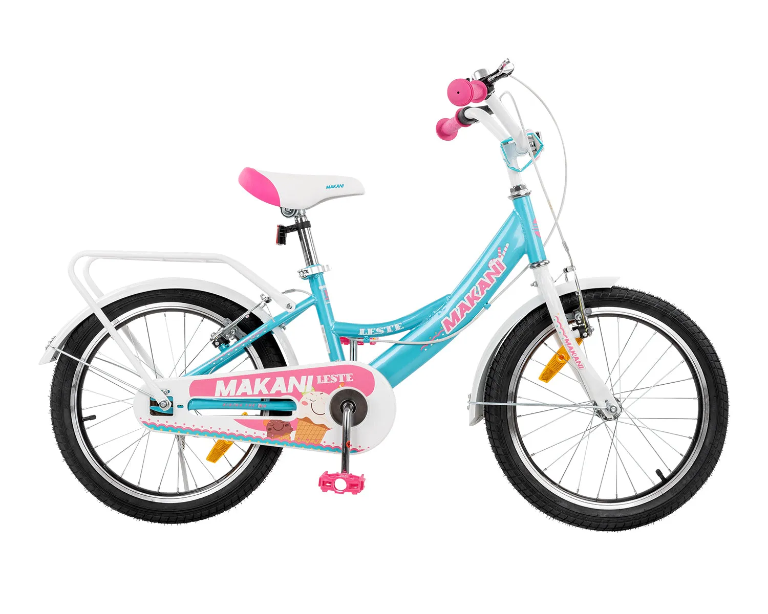 Makani Children Bicycle 18`` Leste Green