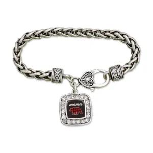 Mama Bear Plaid Clamp Bracelet