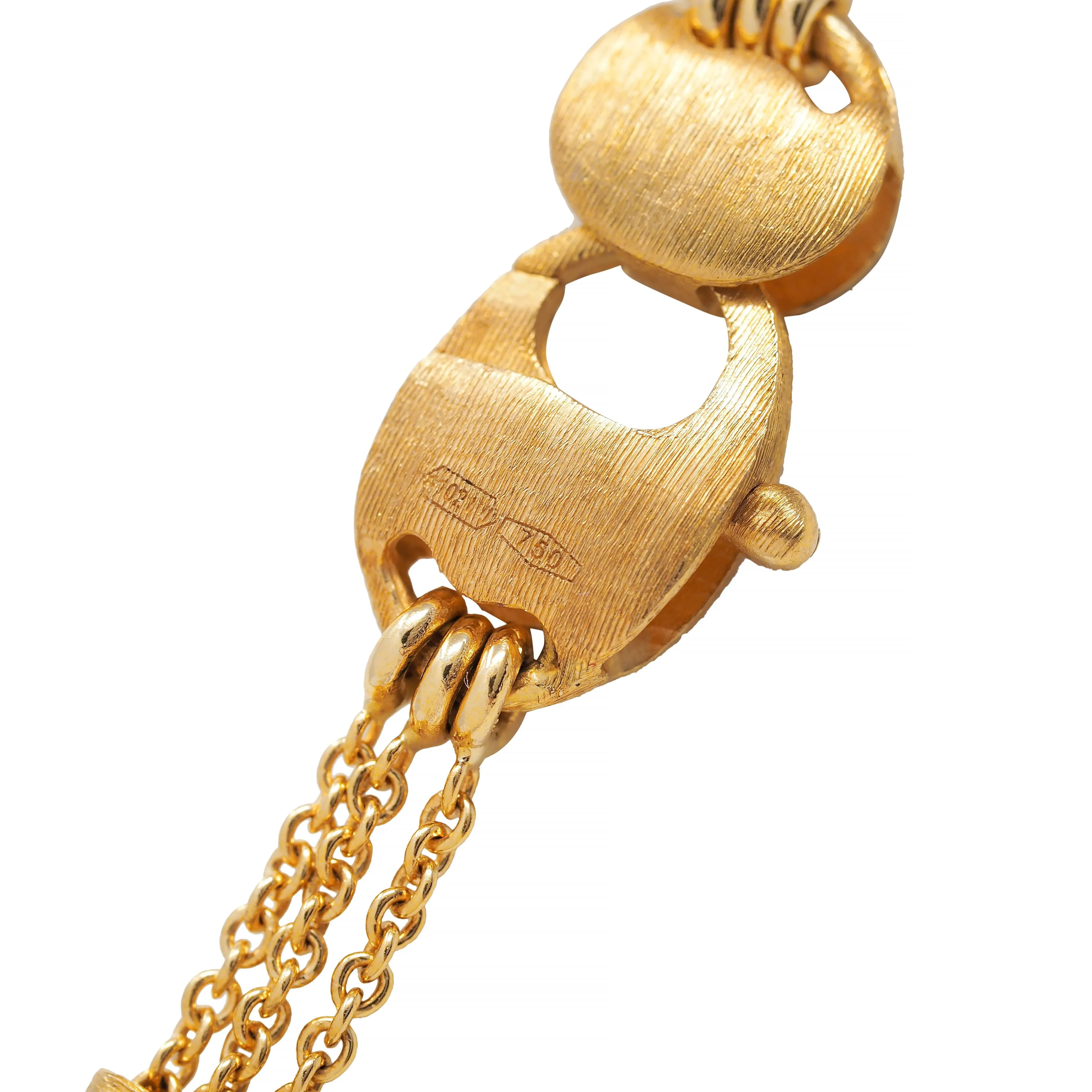 Marco Bicego Contemporary Multi-Gem 18 Karat Yellow Gold Paradise Multi-Strand Necklace