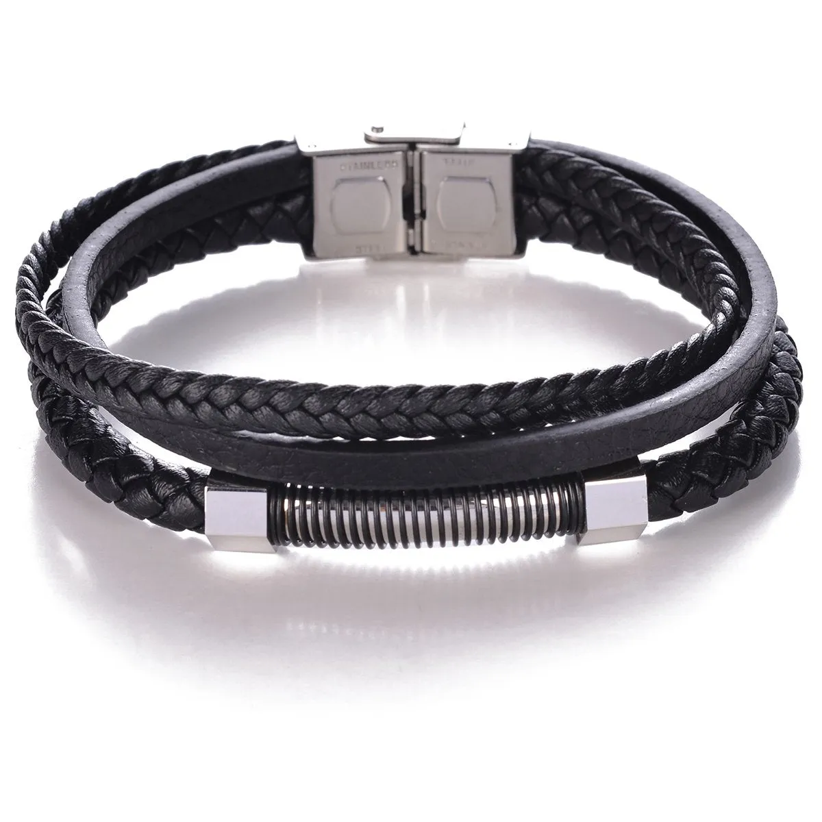 Men's Black on Black Bracelet
