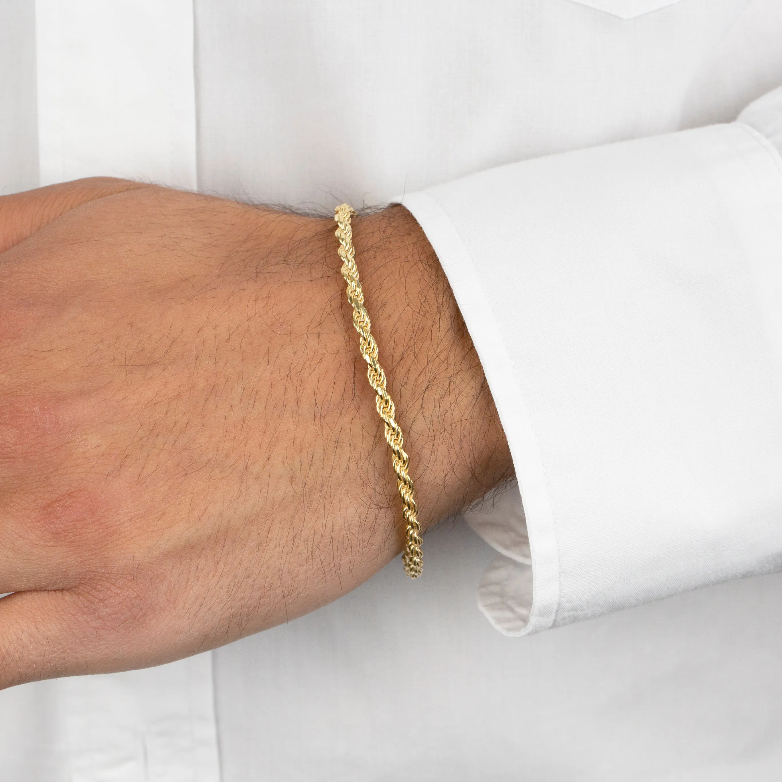 Men's Rope Chain Bracelet