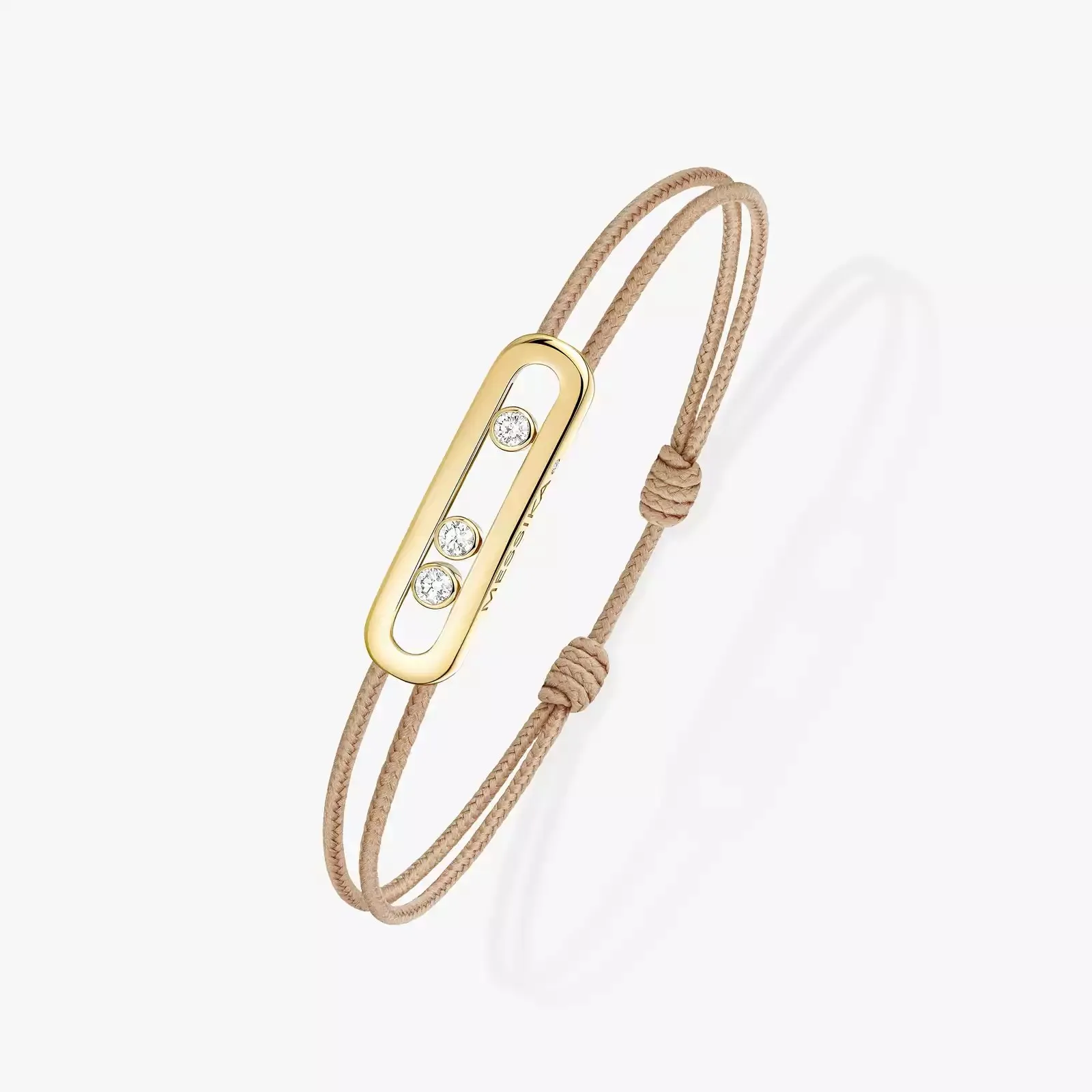 Messika CARE(S) Beige Cord Bracelet