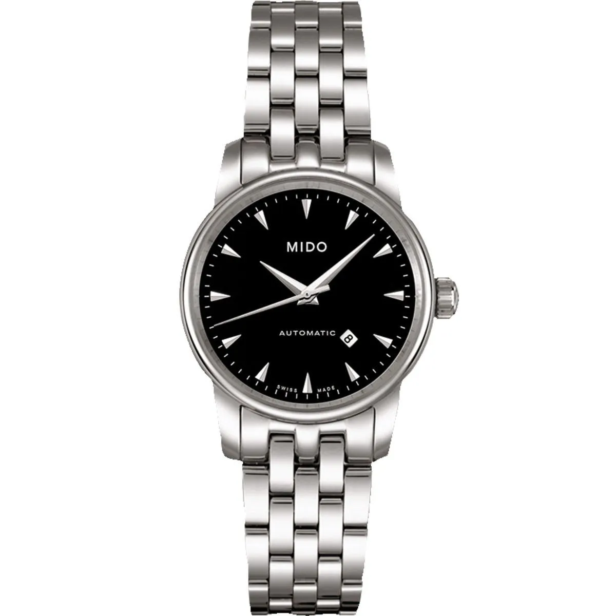 Mido clock baroncelli 29mm Black Automatic Steel M7600.4.18.1