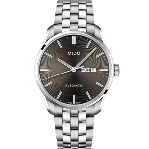 Mido watch Belluna Sunray 42.5mm automatic anthracite steel m024.630.11.061.00