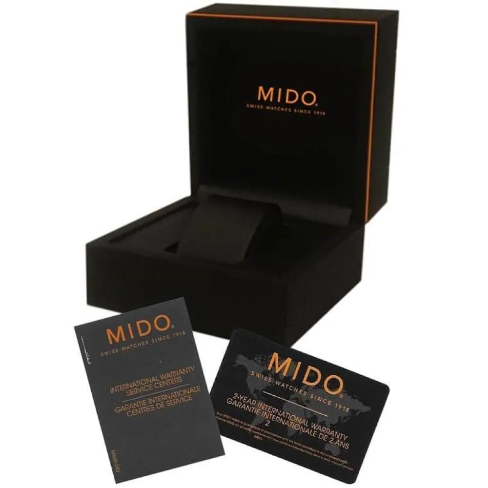 Mido watch Belluna Sunray 42.5mm Automatic Black Steel M024.630.16.051.00