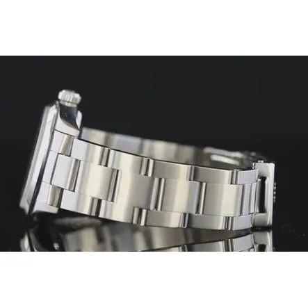 Midsize 31Mm Rolexdatejust Watch Smooth Bezel Pink Dial Ss