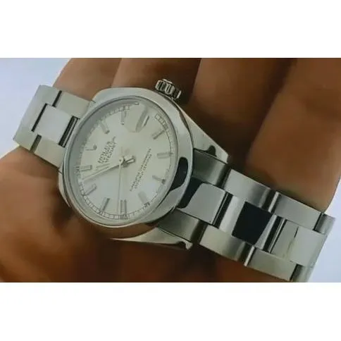 Midsize Datejust Rolex 31Mm Watch Smooth Bezel Ss Bracelet