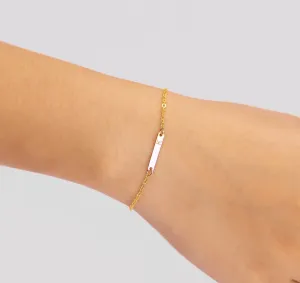 Mini Skinny Bar Bracelet, 5/8" Bar