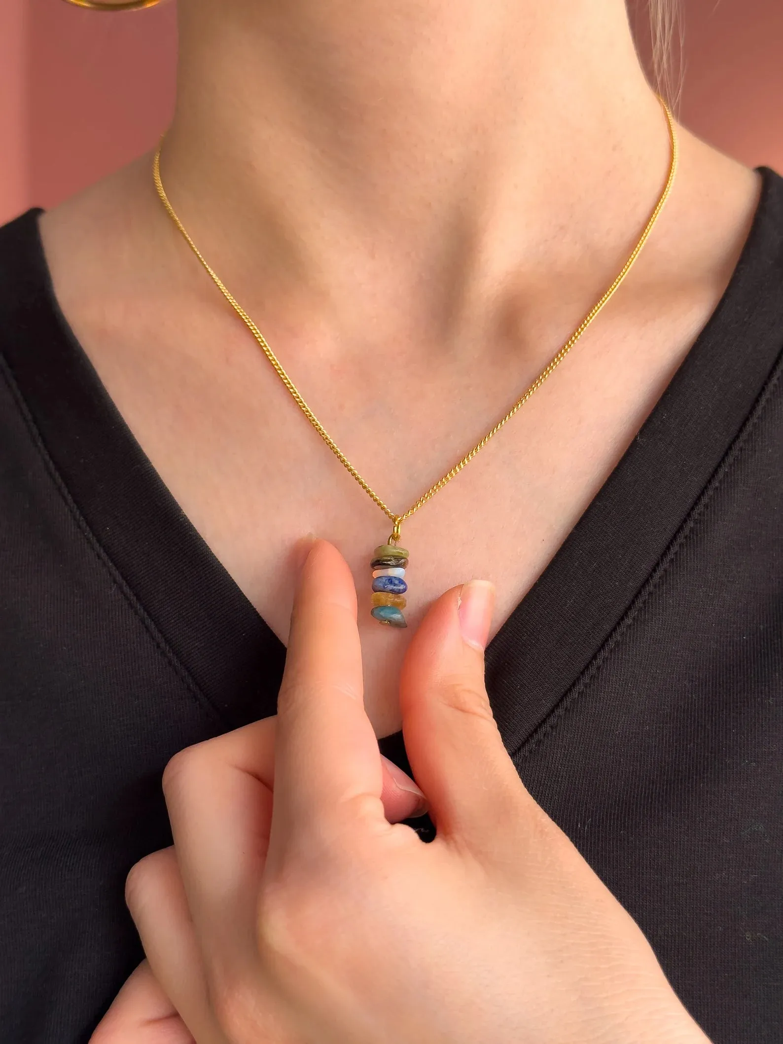 Minimalist Libra Zodiac Necklace