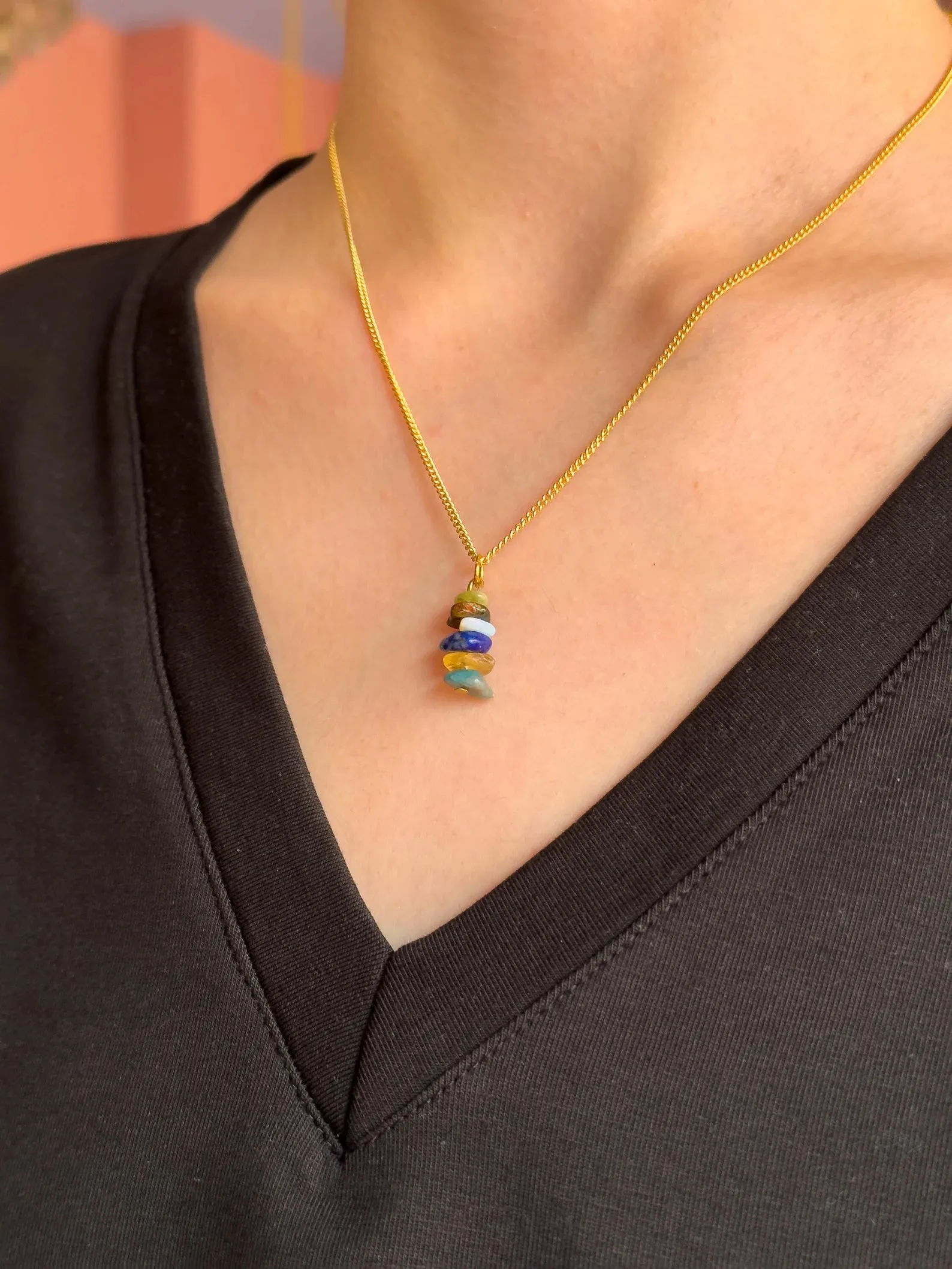 Minimalist Libra Zodiac Necklace