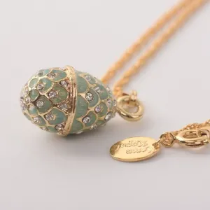 Mint Egg Pendant Necklace