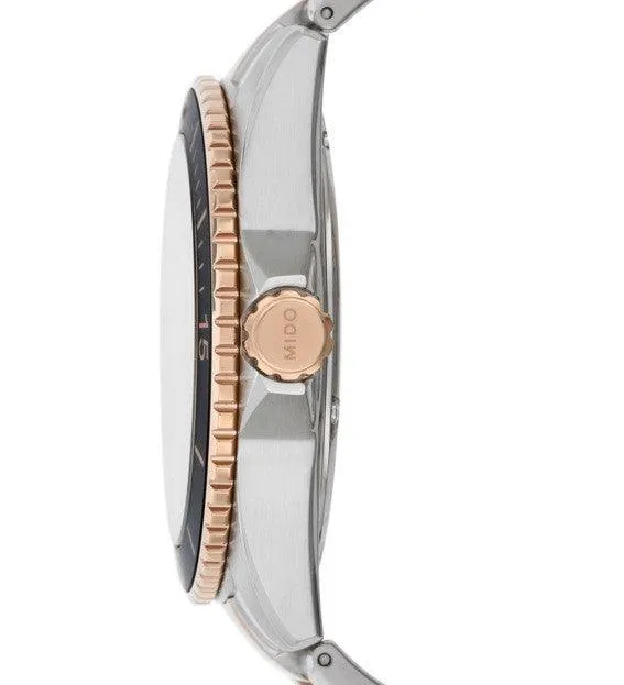 Moido Ocean Star 200 42.5mm Automatic Black Steel Finish Pvd Gold Rose M026.430.22.051.00