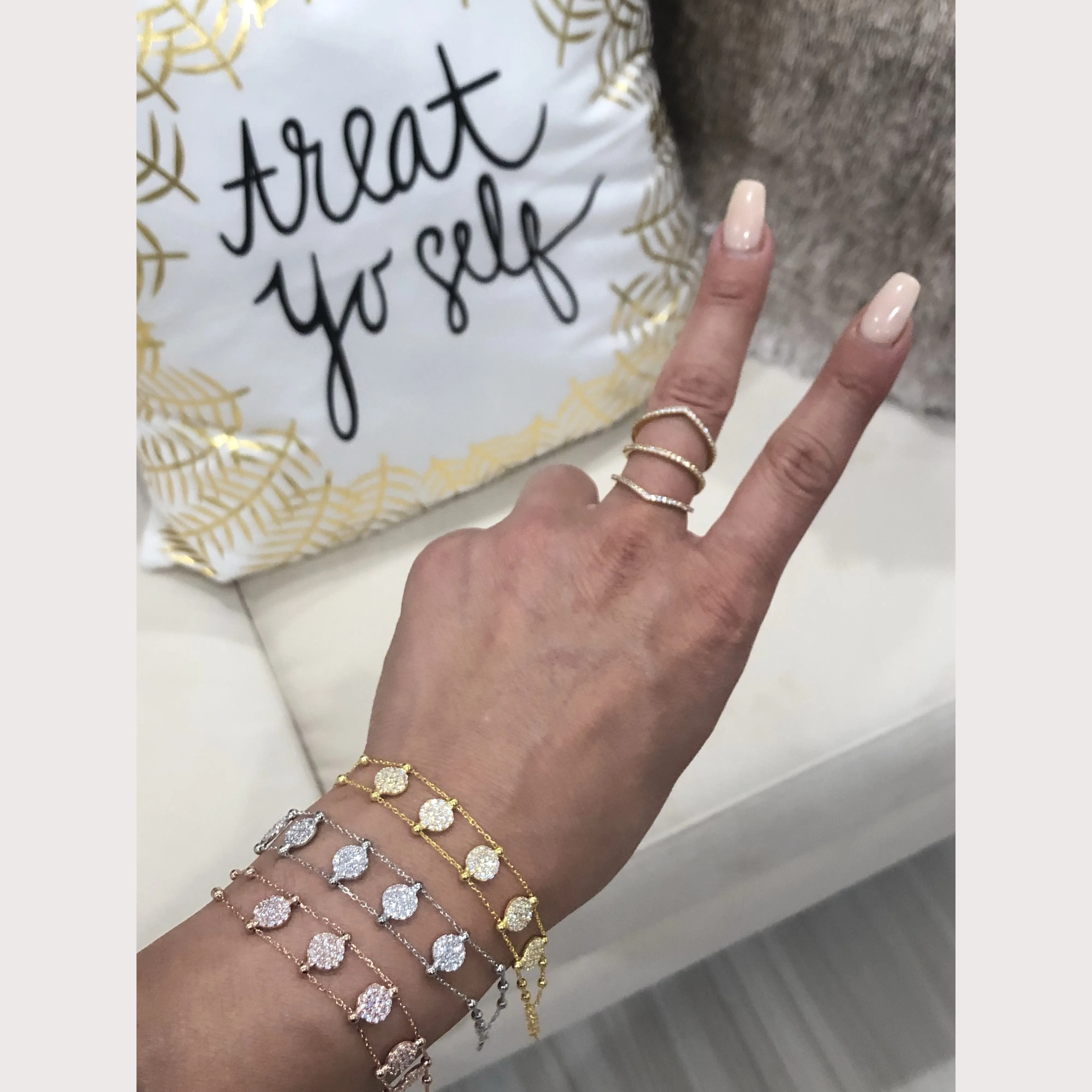 Multi Evil Eye Chain Bracelet