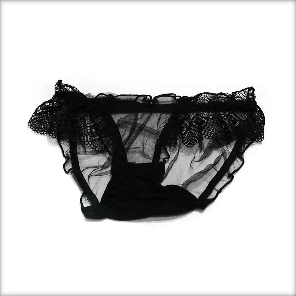 Net Transparent Red Panty