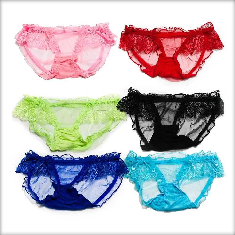 Net Transparent Red Panty