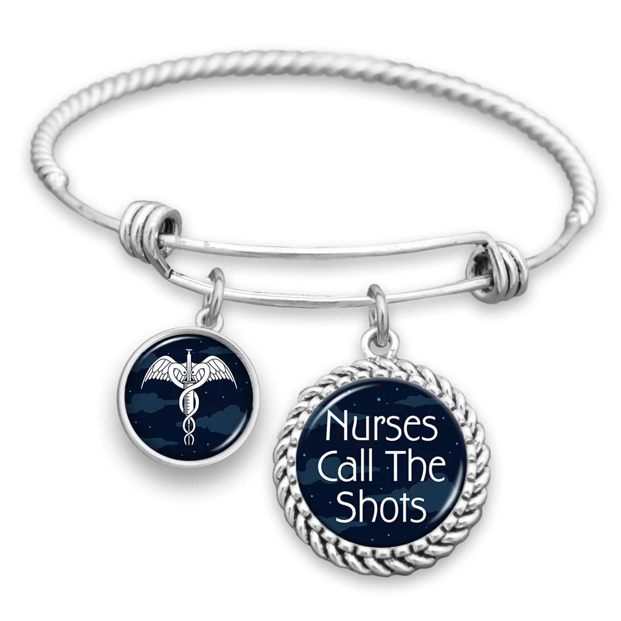Nurses Call The Shots Charm Bracelet