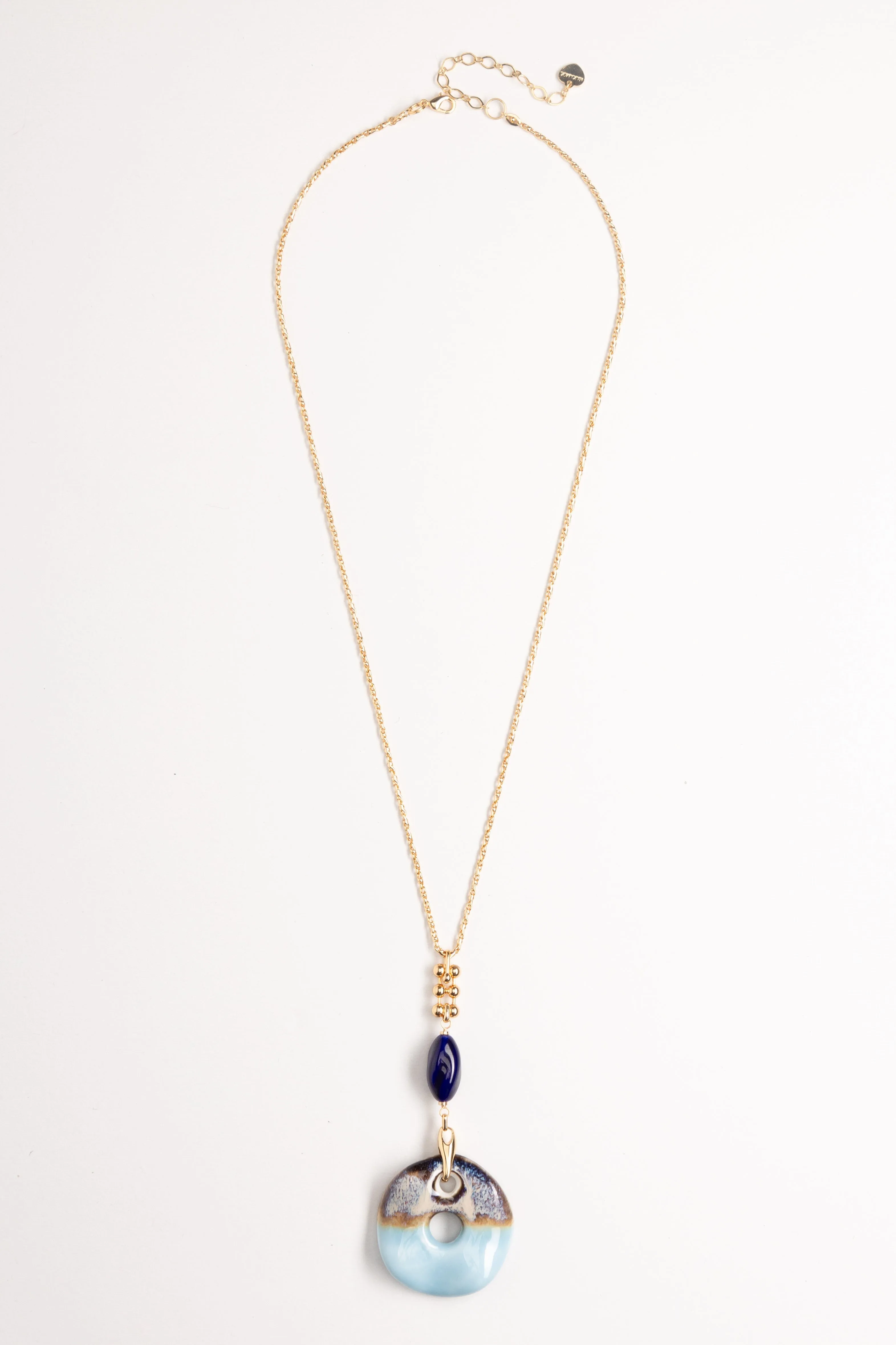 Ocean Breeze Stone Pendant Necklace