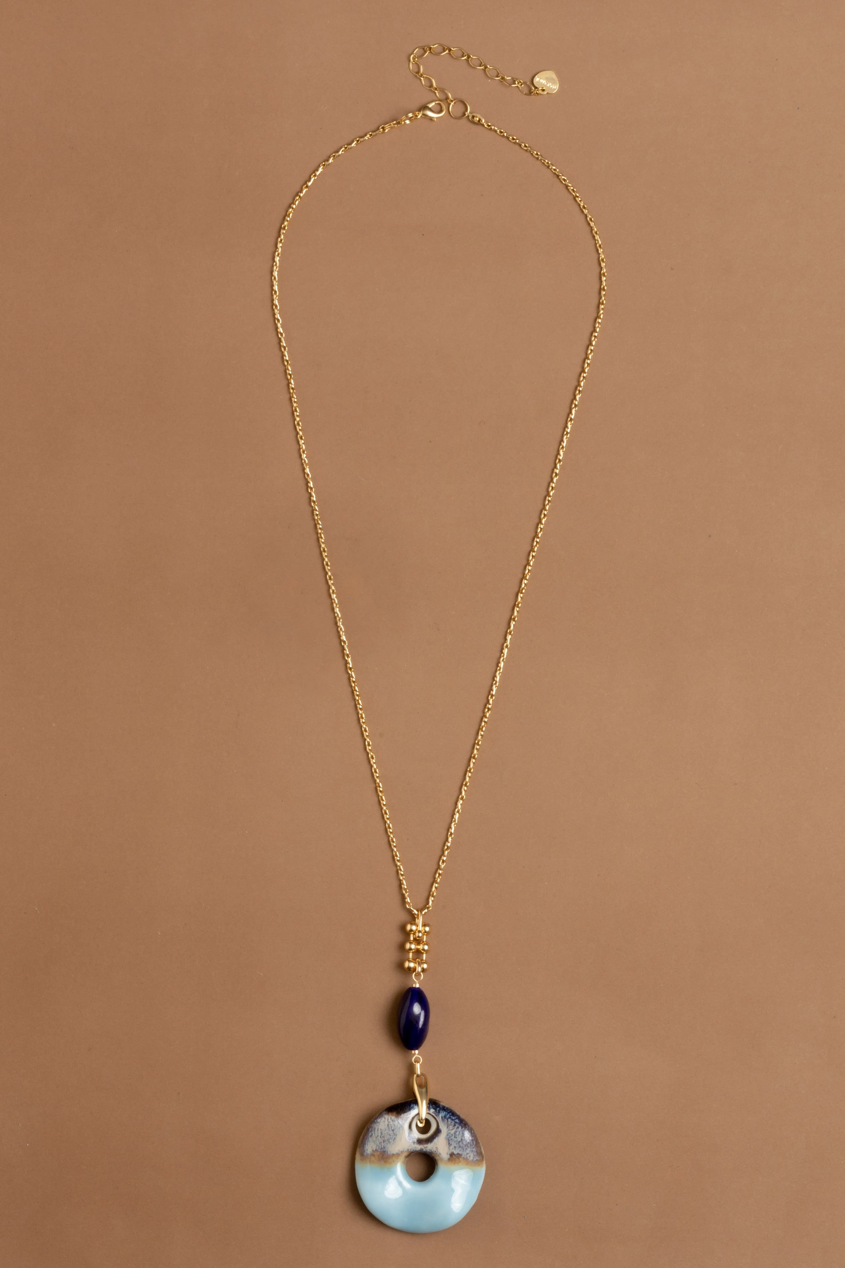 Ocean Breeze Stone Pendant Necklace