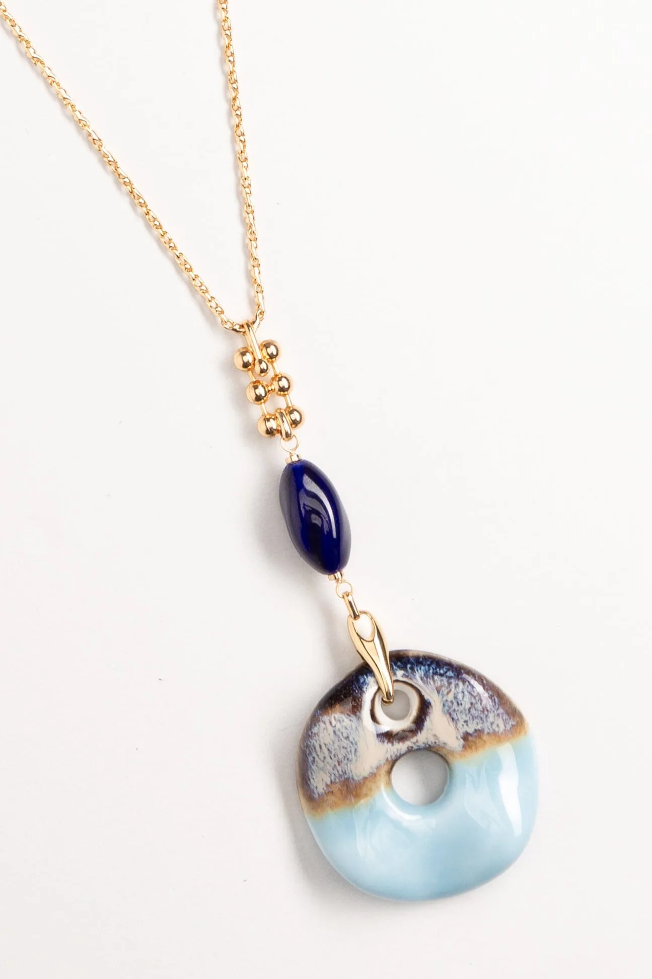 Ocean Breeze Stone Pendant Necklace