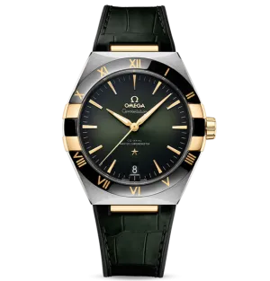 OMEGA Constellation Co-Axial Master Chronometer, 41mm on Green Strap