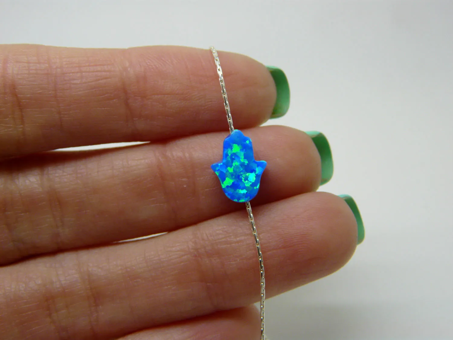Opal Hamsa Bracelet – A Symbol of Protection & Strength