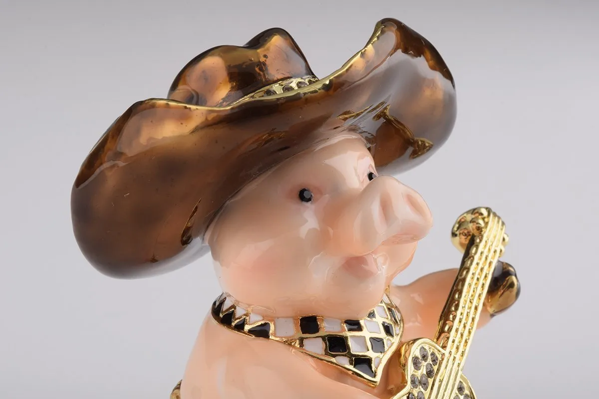 Pig Playing Guitar