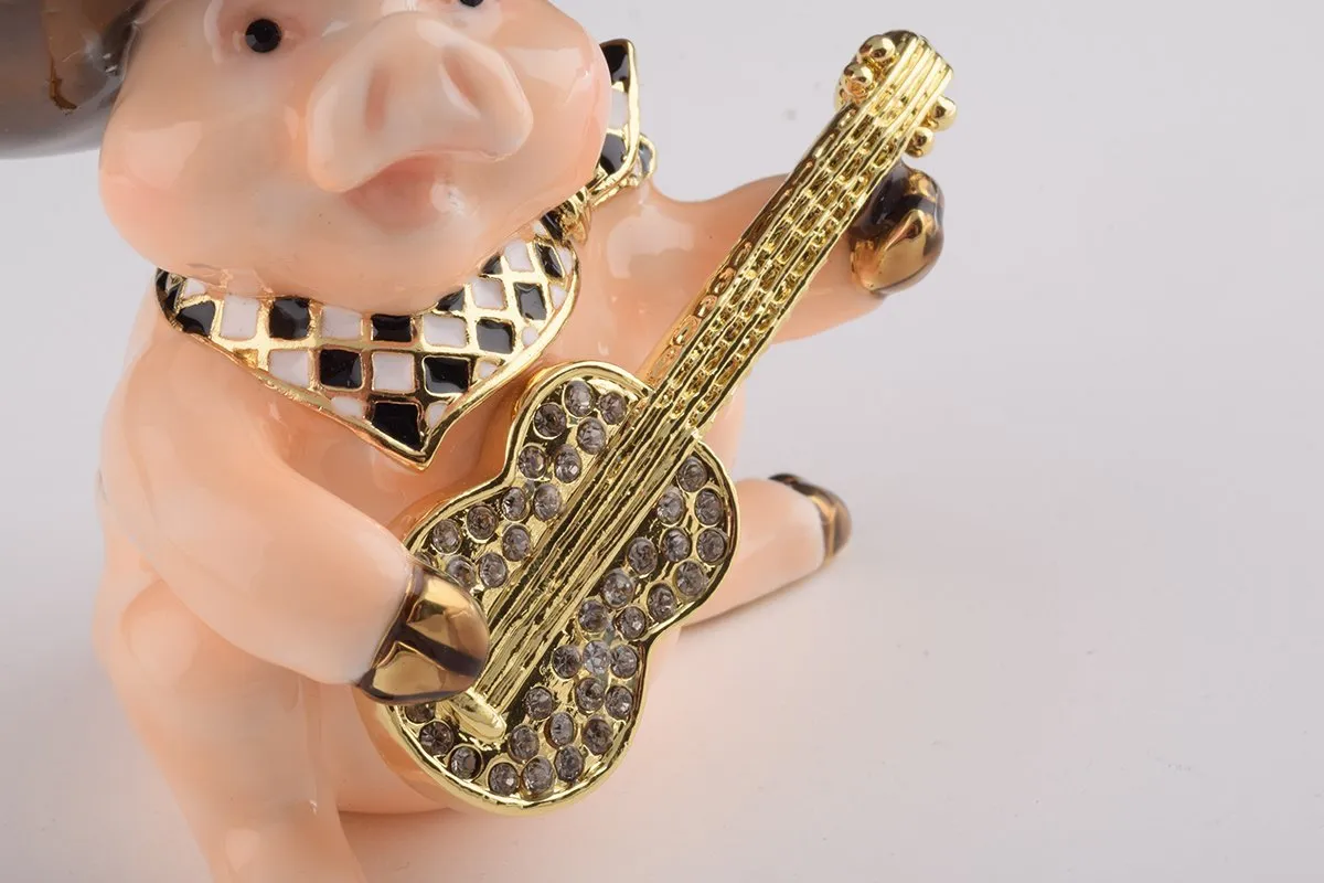 Pig Playing Guitar