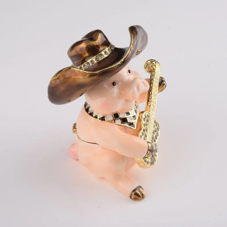 Pig Playing Guitar
